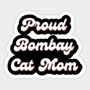 Bombay Cat Sticker